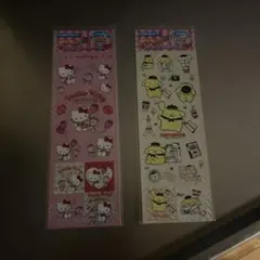 キラリンハッピーシール サンリオ ポムポムプリン ハローキティ