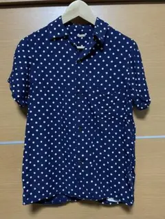 KAPITAL キャピタル◆ポロシャツ◆マンモス 刺繍◆ネイビー 半袖 Tシャツ KAPITAL キャピタル◇ポロシャツ◇マンモス 刺繍◇ネイビー 半袖 T