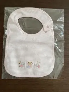 familiar スタイ よだれかけ ピンク ボーダー
