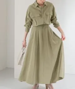 KBF ドッキングフレアワンピース