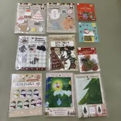 ①クリスマスグッズ10点セットのサムネイル