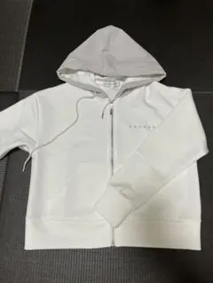 CRONOSホワイト フード付きパーカー
