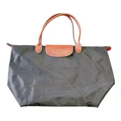 ロンシャン ル プリアージュ L トートバッグ A4可 大容量 黒 無地