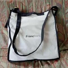 Francfranc キャンバスショルダーバッグ