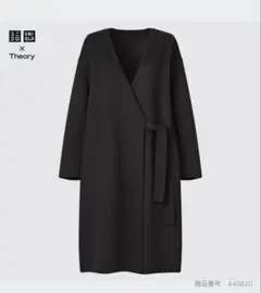 Theoryユニクロコラボ ウールブレンドコート 09 BLACKのサムネイル
