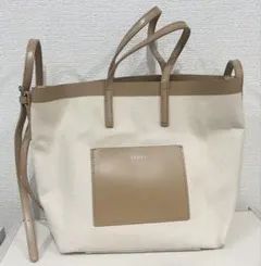 【美品】YAHKI キャンバス トートバッグ 2wayのサムネイル