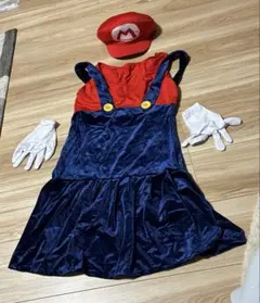 マリオ風 コスプレ衣装 3点セット