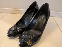 【極美品】LOUIS VUITTON ルイヴィトン エナメルパンプス26ボルドー 極美品】LOUIS VUITTON ルイヴィトン エナメルパンプス26ボルドー