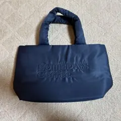 コメダ珈琲　トートバッグ&ポーチ　ネイビー