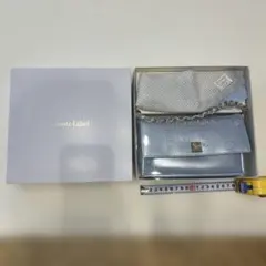 Private Label ポーチ チェーン付き ライトブルーのサムネイル