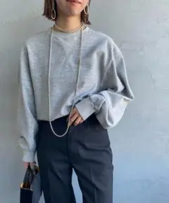 THE SHINZONE /シンゾーン ダブルガゼットプルオーバー スウェット