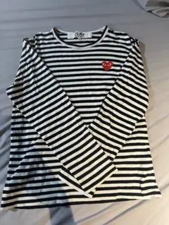PLAY COMME des GARÇONS ボーダー長袖カットソー