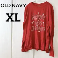 OLD NAVY 【XL】MERRY AND BRIGHT トレーナー　秋　冬のサムネイル