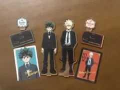 ヒロアカ アクスタ トレカ 爆豪勝己 緑谷出久 グリニッシュコスチュームver