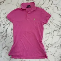 y2k 00s ラルフローレン ポロシャツ ポニー刺繍 平成ギャル 希少 ピンク