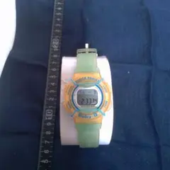 腕時計４CASIO Baby-G グリーン/オレンジ デジタル腕時計