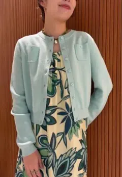 CABaN 新品コットンカシミヤカーディガン