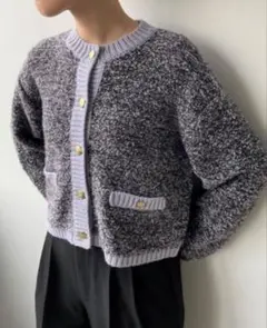 LOWRYSFARM ニットカーディガン フリーサイズ