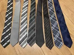 メンズ ネクタイ 剣先5.5㎝　8本セット まとめ売り