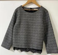 ♡オペークドットクリップ ツイードトップス セレモニー♡