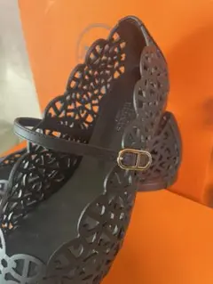 HERMES メリ今シーズン新品未使用　黒バレエシューズ　メリージーン付属品有りのサムネイル