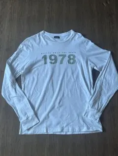 DIESEL ディーゼル 1978 長袖Tシャツ ホワイトのサムネイル