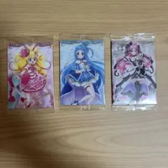 プリキュア　ウエハース　カード　キミとアイドルプリキュア♪ 3枚セット