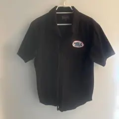 シュプリーム ×HYSTERIC GLAMOUR 半袖ワークシャツ ブラックS