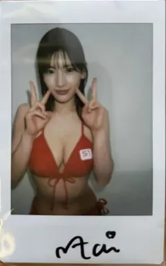 蒼井すず 直筆サイン入りチェキ