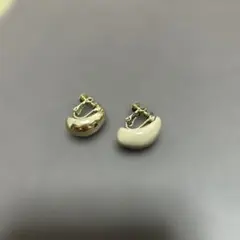 イヤリング 2個セット ゴールド ベージュ