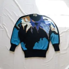 Vintage Christime 変形ニット ドルマンスリーブ セーター 冬