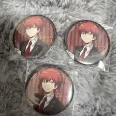 h*l様 暗殺教室 アニメイトカフェ 赤羽カルマ 缶バッジ - メルカリ
