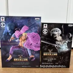 【新品未開封】造形王頂上決戦 ロー&ドフラミンゴ セット おまけ(開封済ロー)付