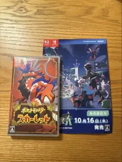 ポケットモンスター スカーレット　Switch ソフト　おまけつき　色違い