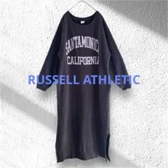 【RUSSELL ATHLETIC】ラッセルアスレティック　ロゴワンピース M