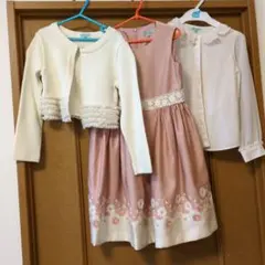 入学式　発表会　TOCCA　ワンピース　3点セット　120センチ