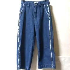 ワイドデニムパンツ デニム