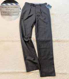 J6014 美品 PT01 ストレッチ 1プリーツスラックス ブラウン 48 - メルカリ