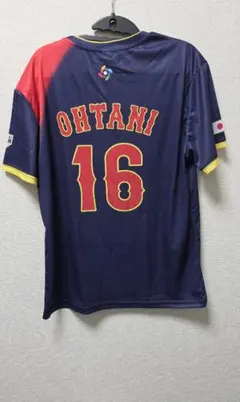 新品 WBC2026 16 大谷翔平 ビジター TシャツL 侍ジャパン 青