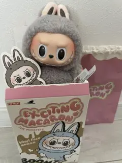 ❤️POPMART MACARON ラブブ Labubu ぬいぐるみ【ホワイト】 POP MART 【正規品】 THE MONSTERS Exciting Macaron 1ピース