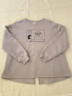 PEANUTS スヌーピー 裏ボア　トレーナー ゆったりフリーサイズ