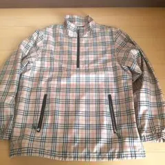 BURBERRY ハーフジップ ナイロンジャケット チェック柄のサムネイル