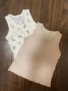 【美品】Cottoli タンクトップ 2枚セット サイズ90