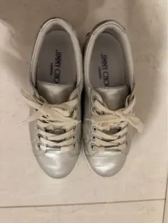 JIMMY CHOO シルバー スニーカー