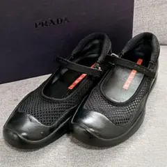 PRADA サテン メリージェーン フラットシューズ　39 PRADA サテン メリージェーン フラットシューズ 39 - メルカリ