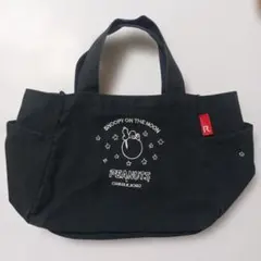 PEANUTS スヌーピー トートバッグ ブラック