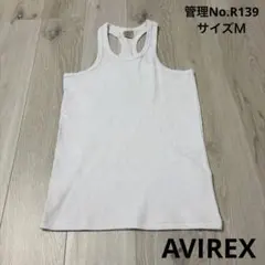 み*ぃ様 メンズ　AVIREX U.S.A. リブタンクトップ ホワイト サイズのサムネイル