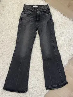 moussy ブラックフレアデニム 24