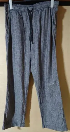 UNIQLO　グレー ワイドパンツ ゴムウエスト