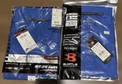 新品未使用　半袖　長袖　青　ポロシャツ　Lサイズ